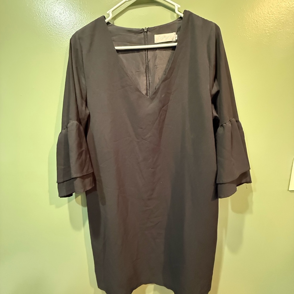 Elegant Black Midi Dress